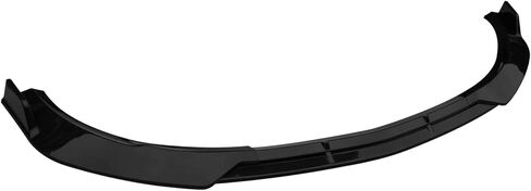 IKON MOTORSPORTS Front Bumper Lip, Compatible with 2021-2023 Mercedes-Benz W213 E-Class, B Style Gloss Black PP Polypropylene Air Dam Chin Spoiler Protector Splitter 3PCS in Saudi Arabia