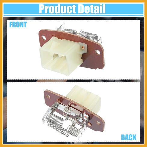 HVAC Blower Motor Resistor AC Blower Control Module Fit for Ford F-250 F-350 Super Duty 1999-2007 No.4C2Z-19A706-AA - Pack of 1 Replacement in Saudi Arabia