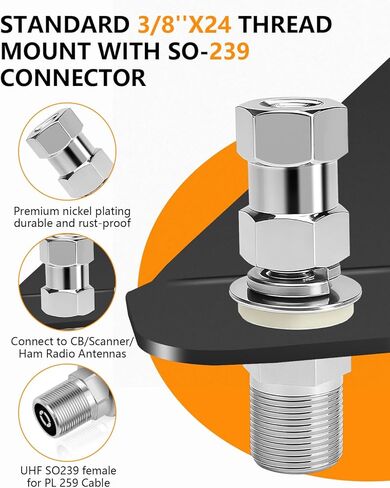 for Jeep Gladiator Antenna, 5.5 Inch Car Radio Antenna Replacement Car Wash-Proof Radio Antenna American Flag Design Antenna Compatible with Jeep Wrangler JK JL JT 2007-2023 in Kuwait