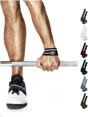 Rehband Lifting Straps for Strength Training, 1 Pair Fitness Pull Straps, 100% Cotton, 56cm Grip Support for Bodybuilding, More Grip strength Weightlifting in Kuwait