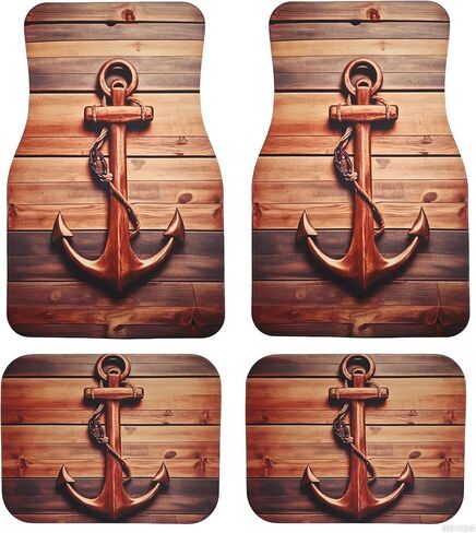 Artistic Fabric Car Floor Mats-Non-Slip Rubber Backing,Front (26.8x17.3in) & Rear (13x17.3in) Set-Water Absorbing, Durable Automotive Floor Liners with Stylish Patterns,Butterfly in Saudi Arabia