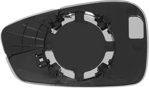 DNA MOTORING Flat Side Mirror Glass Passenger Right Compatible with Ford Fiesta 2011-2019, Without Heated Glass Without Blind Spot, OEM-MG-0663, FO1325177 in Saudi Arabia