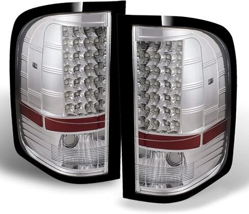 AKKON - For Smoke 07-13 Silverado Pickup Full LED Tail Lights Brake Lamp Replacement Driver And Passenger Side in Saudi Arabia