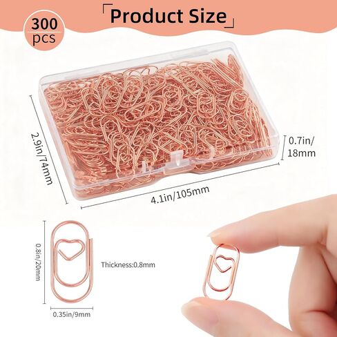 200PCS Colored Paper Clips, 1.1 inch Medium Assorted Paperclips Vinyl Coated Clips, Paper Clip for Paperwork Home Office School and Personal in Saudi Arabia