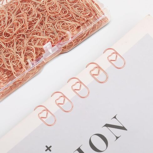 200PCS Colored Paper Clips, 1.1 inch Medium Assorted Paperclips Vinyl Coated Clips, Paper Clip for Paperwork Home Office School and Personal in Saudi Arabia