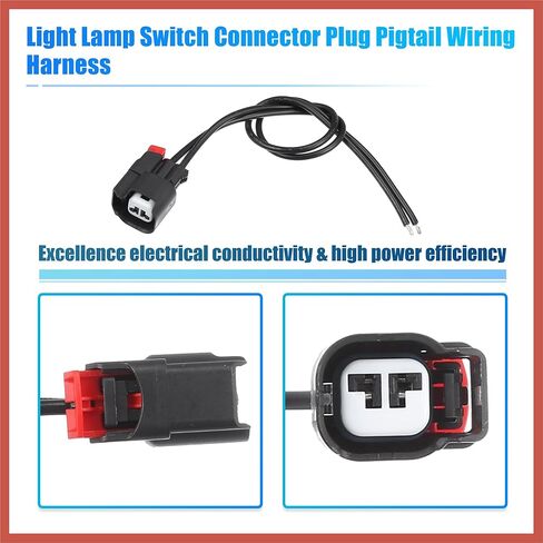 ACROPIX 1 Set Truck Bed Cargo Light Lamp Switch Connector Plug Pigtail Wiring Harness for Ford F-150 F-250 F-350 No.FL3Z13A756A/GL3Z13E754A Car Parts in Saudi Arabia
