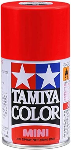 TAMIYA Spray Lacquer TS-49 Bright Red TAM85049 Lacquer Primers & Paints in Saudi Arabia