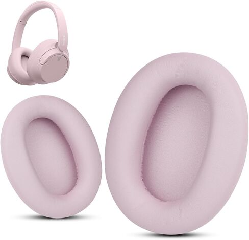 Krone Kalpasmos Replacement Earpads Compatible with Sony WH-CH720N, Protein Leather Memory Foam Replacement Ear Cushion, White in Kuwait