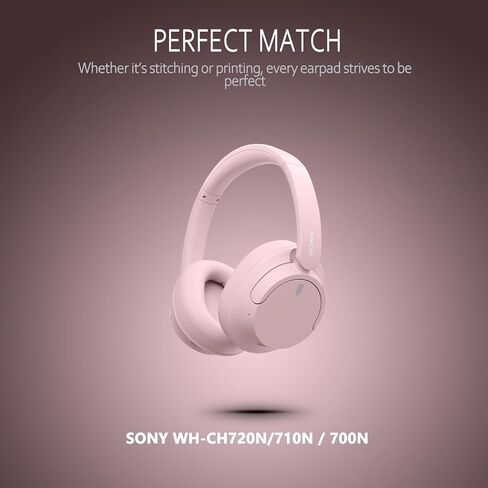 Krone Kalpasmos Replacement Earpads Compatible with Sony WH-CH720N, Protein Leather Memory Foam Replacement Ear Cushion, White in Kuwait