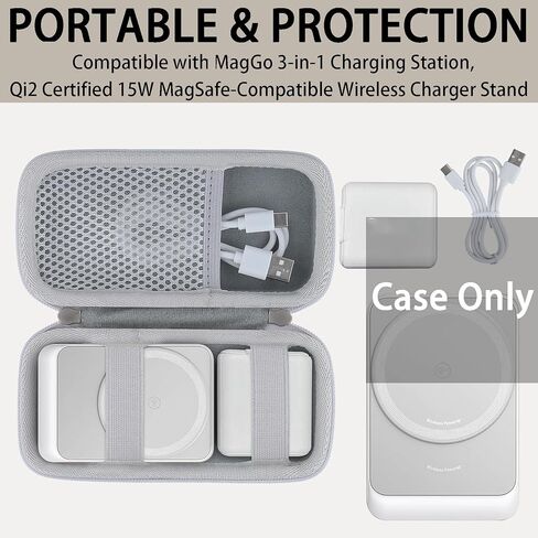 khanka Case for Anker Prime&MagGo 3-in-1 AirCool Wireless Charging Station in Kuwait