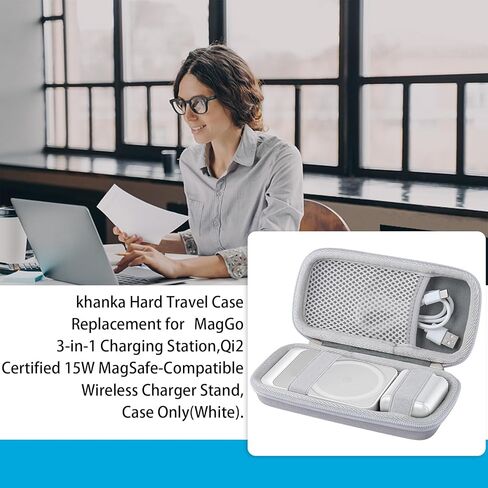 khanka Case for Anker Prime&MagGo 3-in-1 AirCool Wireless Charging Station in Kuwait