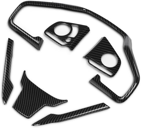 PIT66 Wheel Cover Trims Compatible with Honda Civic 2016 2017 2018 2019 Carbon Fiber Black in Saudi Arabia