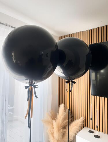 36 Inch White Balloons - Giant Balloons Jumbo White Latex Balloon Extra Large Round Balloon for Christmas Wedding Bridal Birthday Bachelorette Party Decorations (4Pcs), Photo Shoot in Kuwait