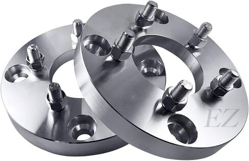 ezaccessory محولات العجلات 4x156 إلى 5x4.5 (5x114.3) | يناسب معظم عجلات Polaris وعجلات التثبيت الأربعة من Polaris RZR Turbo R أو Pro R | 1 بوصة سميكة | 12x1.5 ترصيع in Saudi Arabia