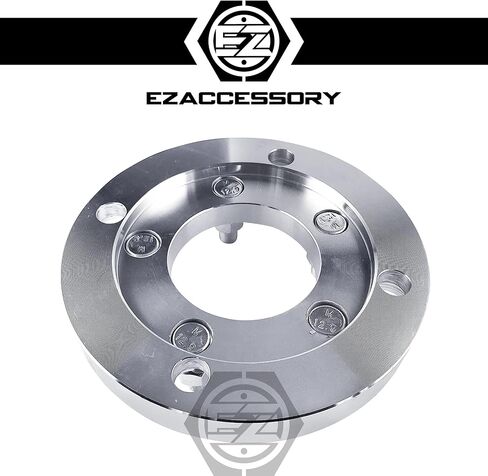ezaccessory محولات العجلات 4x156 إلى 5x4.5 (5x114.3) | يناسب معظم عجلات Polaris وعجلات التثبيت الأربعة من Polaris RZR Turbo R أو Pro R | 1 بوصة سميكة | 12x1.5 ترصيع in Saudi Arabia