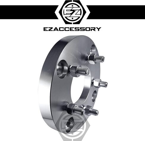 ezaccessory محولات العجلات 4x156 إلى 5x4.5 (5x114.3) | يناسب معظم عجلات Polaris وعجلات التثبيت الأربعة من Polaris RZR Turbo R أو Pro R | 1 بوصة سميكة | 12x1.5 ترصيع in Saudi Arabia