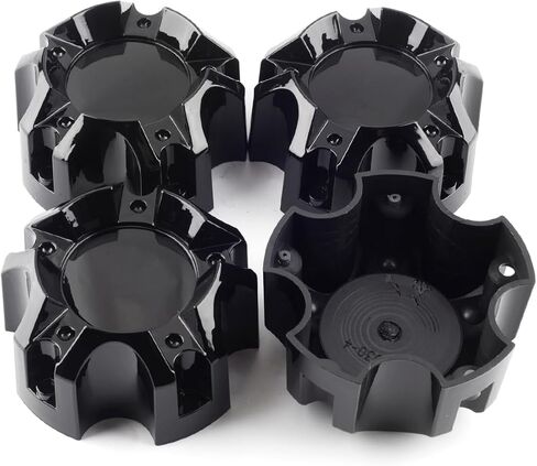 4.41in Wheel Center Caps for Ballistic Center Hubcaps, 4 Pack Black Center Cover Replacement, 5 lugs in Saudi Arabia