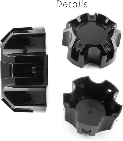 4.41in Wheel Center Caps for Ballistic Center Hubcaps, 4 Pack Black Center Cover Replacement, 5 lugs in Saudi Arabia