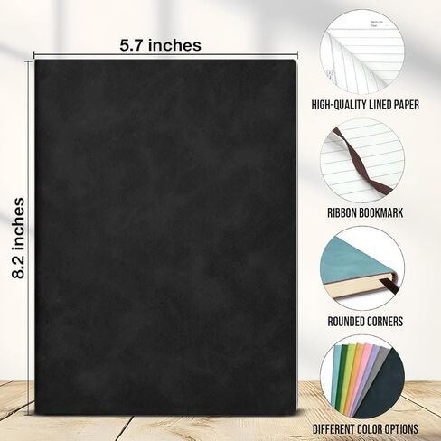 Lined Journal Notebook for Women Men, Journal for Writing, College Ruled Notebook for Work Note Taking Journaling-Green in Saudi Arabia