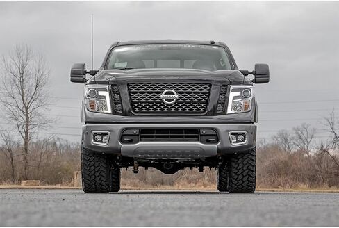 Rough Country 3" Lift Kit w/N3 Struts for 17-22 Nissan Titan 4WD - 83431RED in Saudi Arabia