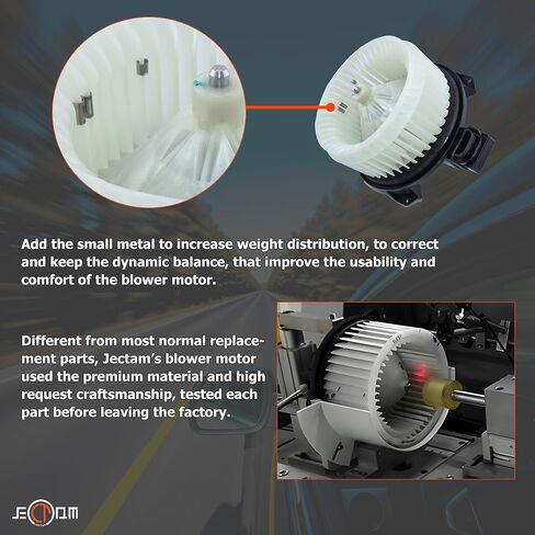 Blower Motor 700203 AC Heater Blower Motor Compatible with Jeep Patriot Compass, for Dodge Caliber, for Ram 1500 2500, for CRV Pilot Odyssey Replace for 5191345AA, 68048903AB 79310-STK-A41 in Saudi Arabia
