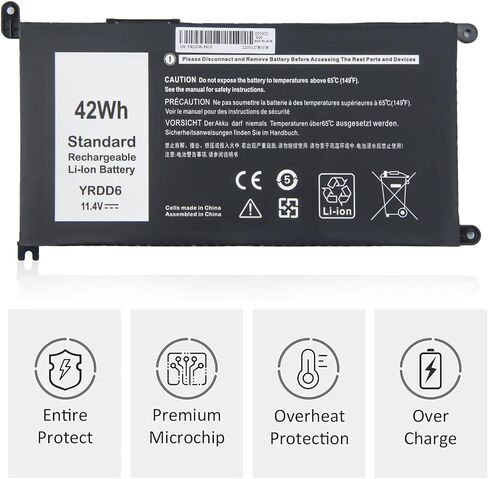 Amanda X8VWF Battery for Dell Latitude 14 Rugged 5404 5414 E5404, Latitude 7404 7414 E7404 Rugged Extreme Series VCWGN YGV51 CJ2K1 5XT3V XN4KN XRJDF 453-BBBE 4XKN5 11.1V 97Wh in Saudi Arabia
