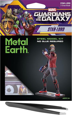 Fascinations Metal Earth Guardians of The Galaxy Star-Lord Color 3D Metal Model Kit Bundle with Tweezers in Saudi Arabia