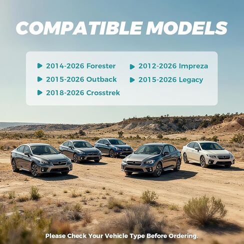أغطية مقاعد السيارة مجموعة كاملة لسيارة Subaru Legacy Impreza (2012-2025) Outback Forester 2014-2026 Crosstrek، واقيات مقاعد أمامية وخلفية مقاومة للماء من الجلد الصناعي شبه مخصص باللون الأسود والرمادي in Kuwait