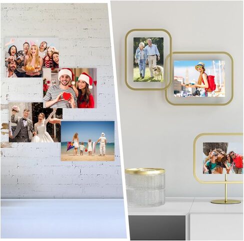 CRASPIRE 10Pcs 2 Colors Sublimation Metal Photo Blanks 5.9x3.9in Aluminum Picture Sign Plate White Heat Transfer Board Blank for DIY Printing Photo Graduation Anniversaries Birthdays Personalized Gift in Saudi Arabia