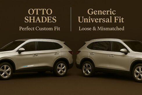 مظلة شمسية شبكية مغناطيسية مخصصة لسيارة Honda CRV 2022-2025، ستائر جانبية وخلفية ومنفذية لحماية الطفل، وتقليل الأشعة فوق البنفسجية/الحرارة، ودرع الخصوصية (قطعتان من ظلال النافذة الخلفية) in Saudi Arabia