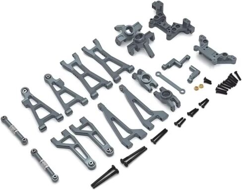 لـ Haiboxing لـ HBX 16889 16889A 16890 SG1601 SG1602 1/16 ذراع تعليق معدني كوب الصدمات مجموعة برج الصدمات RC طقم قطع غيار سيارة RC طقم تصليح السيارات (أزرق) in Kuwait