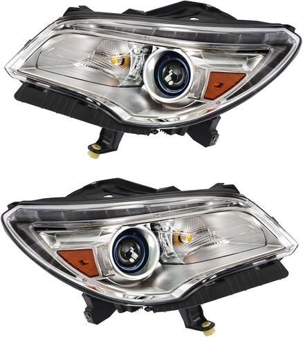 مناسبة لمجموعة المصابيح الأمامية Buick Enclave HID لعام 2013-2017 مع LED DRL - استبدال الجانب الأيسر والأيمن لـ 84026394، 84026395، 19433922، 19433923 - غطاء أسود وعدسة شفافة in Saudi Arabia