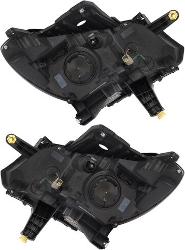 مناسبة لمجموعة المصابيح الأمامية Buick Enclave HID لعام 2013-2017 مع LED DRL - استبدال الجانب الأيسر والأيمن لـ 84026394، 84026395، 19433922، 19433923 - غطاء أسود وعدسة شفافة in Saudi Arabia