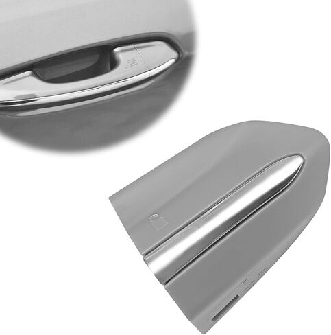 Front Left Exterior Door Handle Lock Bezel Cover Cap Compatible with Edge 2015-2020 Fusion 2013-2020 Key Hole Trim Replac# DS7Z-54218A15-DC in Saudi Arabia