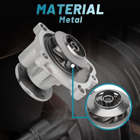 IRONTEK Water Pump Fit for Genesis 2017-2020 G80, for Hyundai 2006-2017 Azera Engine Water Pump #AW6048 25100-3C120 in Saudi Arabia