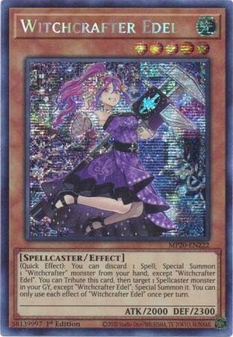 Witchcrafter Edel - MP20-EN222 - سر المنشوري النادر - الإصدار الأول in Saudi Arabia
