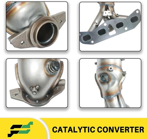 [Front+Rear]FortunaFlow Catalytic Converter Compatible with Buick Verano 2012-2015,Chevy Malibu 2013-2014,Impala 2014 2.4L,Replace 16776,644093(EPA Compliant+standard) in Kuwait