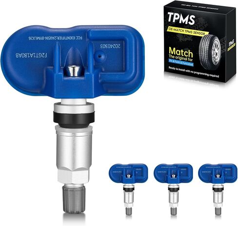 مستشعر ضغط الإطارات BDFHYK 315 ميجا هرتز مستشعرات TPMS المبرمجة متوافقة مع 2009-2018 Ford Lincoln Mercury، F-150 F-250 Explorer Edge Mustang Expedition Escape Fusion، 9L3Z-1A189-A DE8T-1A180-A in Kuwait