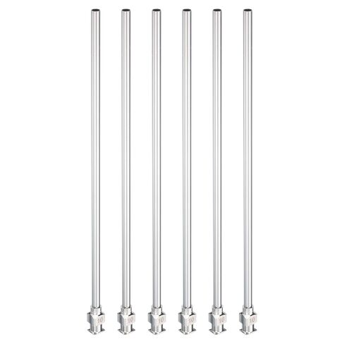 PATIKIL 12Ga x 5 Inch Stainless Steel Dispensing Needle Tips, 6Pcs Metal Glue Needle Tube Blunt Tips Luer Lock for Thick Glue Ink Lab, Silver in Kuwait