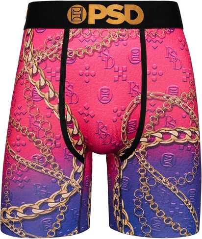 بوكسر رجالي PSD Monogram Luxe متوسط ​​الطول مكون من 3 قطع، مقاس L in Kuwait