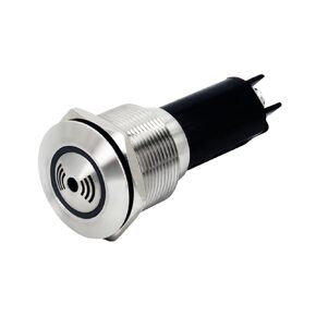 Metal Flash Buzzer SMR12V24V220V Stainless Steel red LED Intermittent Buzzer Alarm 22MM(22mm12V) in Kuwait