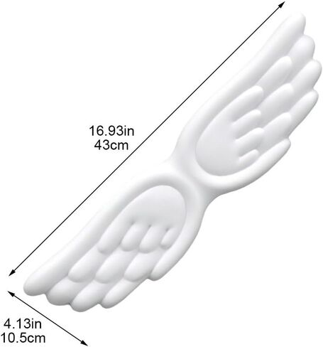 مسند معصم لوحة المفاتيح Angel Wings مسند معصم لوحة المفاتيح سهل الكتابة، وتخفيف الألم لألعاب الكمبيوتر والكمبيوتر المحمول في المكتب المنزلي in Saudi Arabia