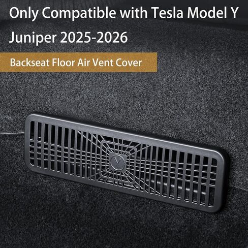 2PCS Floor Air Vent Cover for Tesla Model Y Juniper 2025-2026 for Tesla Model Y Juniper Accessories, Rear Under-Seat Air Condition Outlet Grille Protector, Easy Install Drop-Proof Grille Protectors in Saudi Arabia