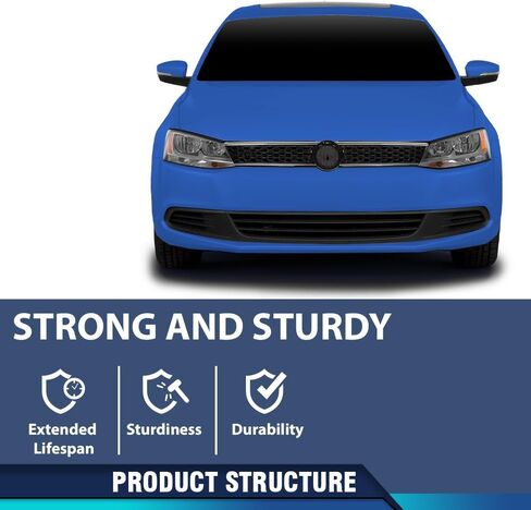 PIT66 Front Bumper Upper Grill Compatible with VW Volkswagen GTI GLI Jetta MK5 2006-2009, Not Fit Rabbit & R32 Model, Honeycomb Style Grille in Saudi Arabia