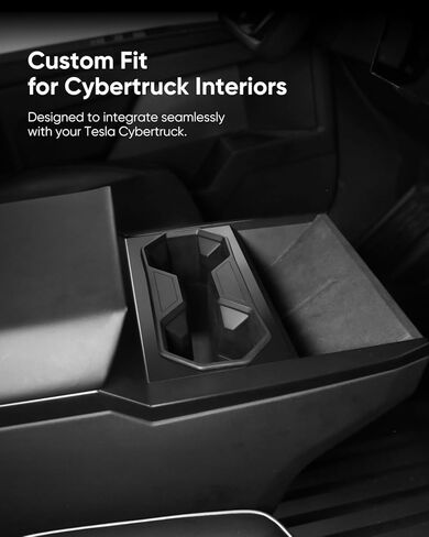Tesla Cybertruck Wireless Charging Mat – Anti-Slip Silicone Protector for Charging Pad, Compatible with Tesla’s Built-In Wireless Charging, Prevents Scratches & Slippage in Saudi Arabia