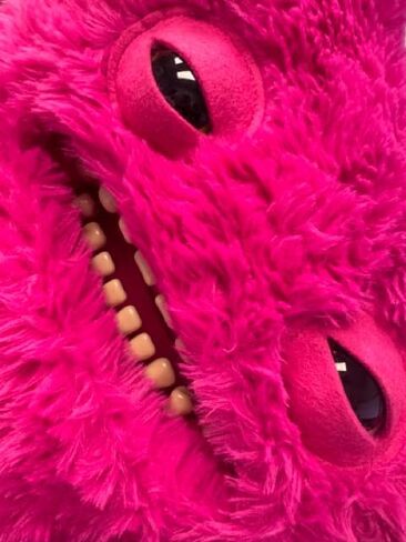 ZURU Fugglers Bigg Fuggs - Big Funny Ugly Monster Plush - 17 inches (Mr Buttons (Pink)) in Saudi Arabia