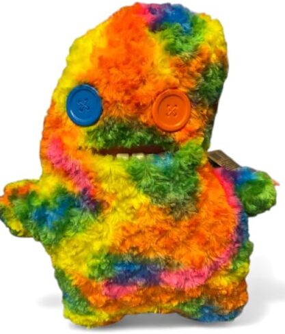 ZURU Fugglers Bigg Fuggs - Big Funny Ugly Monster Plush - 17 inches (Mr Buttons (Pink)) in Saudi Arabia