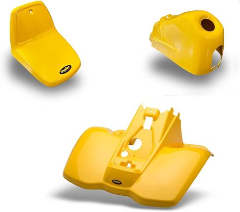 Maier USA Yellow Front And Rear And Tank Cover Plastic Fender Kit for Yamaha Tri Zinger YT60 84-85 in Saudi Arabia
