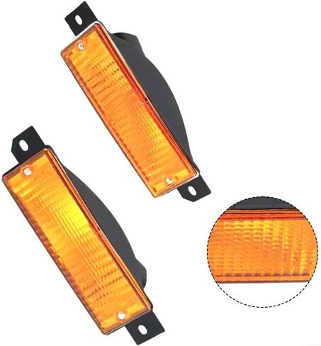 Front Bumper Turn Signal Indicator Light Cover for BMW 3 Series E30 1987-1991 Plastic Construction Seamless Fit Design Enhanced Visibility for Safer Driving in All Weather Conditions(Right) in Saudi Arabia