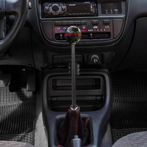 X AUTOHAUX 10" Car Gear Shift Knob Extender Extension Lever for Mitsubishi for Mazda for Nissan M10X1.25 Black in Saudi Arabia